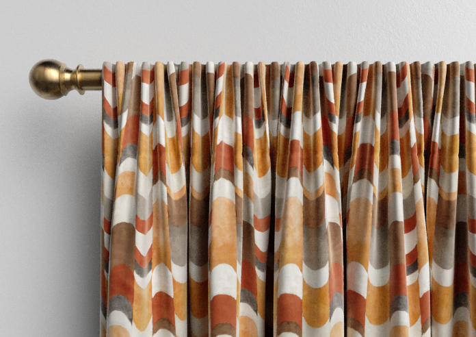 Castillo Velvet, Copper - Made to Measure Curtain - Image 9
